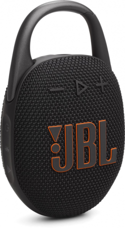 Портативна колонка JBL Clip 5 Black (JBLCLIP5BLK)  Фото №0